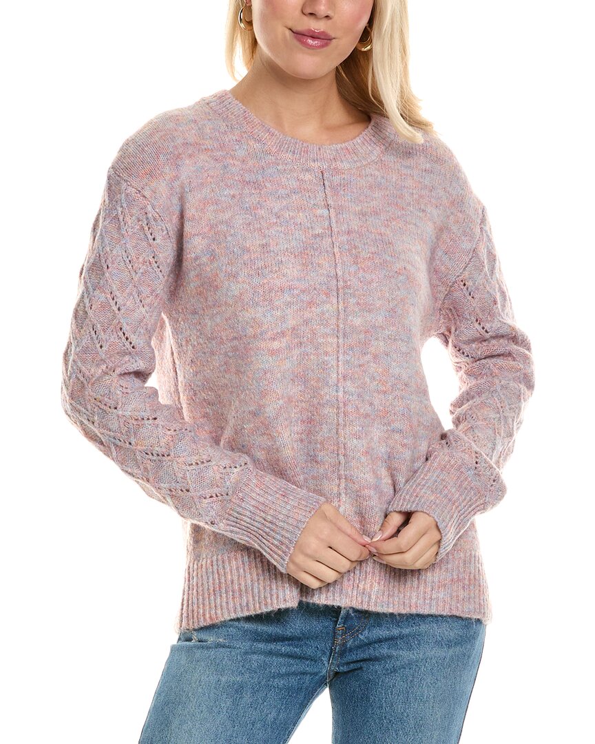 Joseph A. Joseph A. Diamond Stitched Sleeve Sweater
