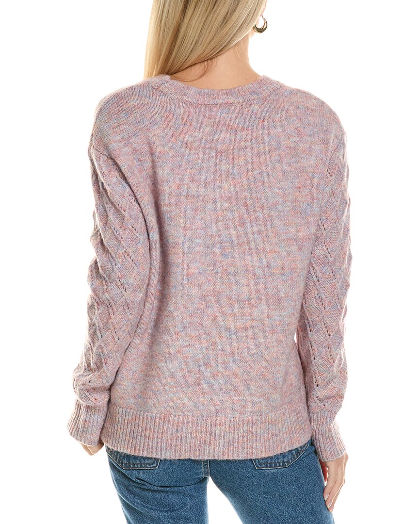 Joseph A. Joseph A. Diamond Stitched Sleeve Sweater
