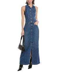 Hudson Jeans Halter Maxi Dress Blue