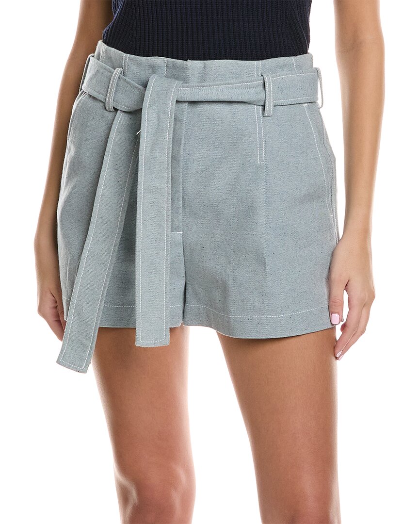 3.1 Phillip Lim High-Waist Short 0 Blue