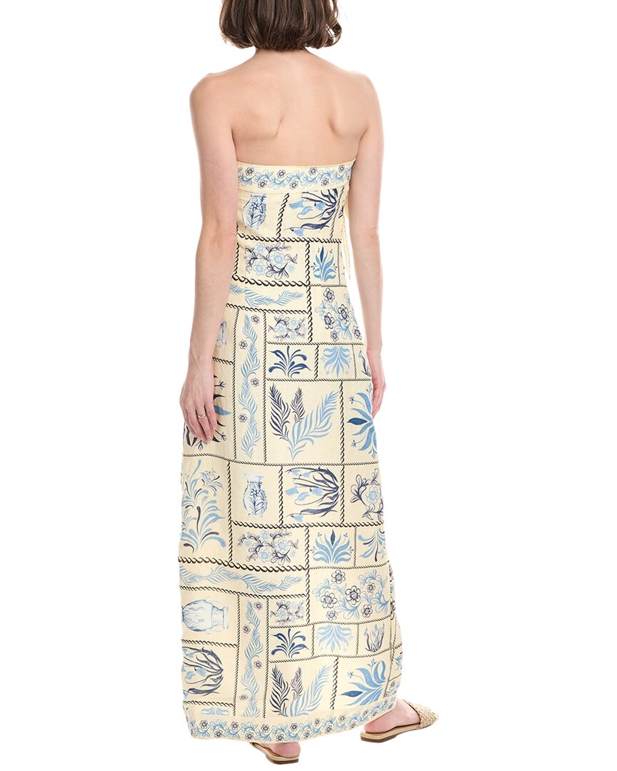 AGUA BY AGUA BENDITA Agua By Agua Bendita Tinaja Silk-Blend Caftan
