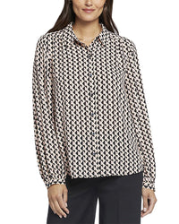 Nydj Modern Blouse Multi Regular 00 (XXS)