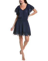 Ramy Brook Jacy Linen-Blend Mini Dress
