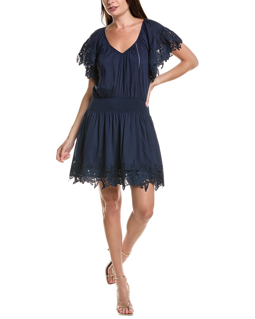 Ramy Brook Jacy Linen-Blend Mini Dress