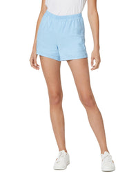 Nydj Linen Sky Glow Short Blue