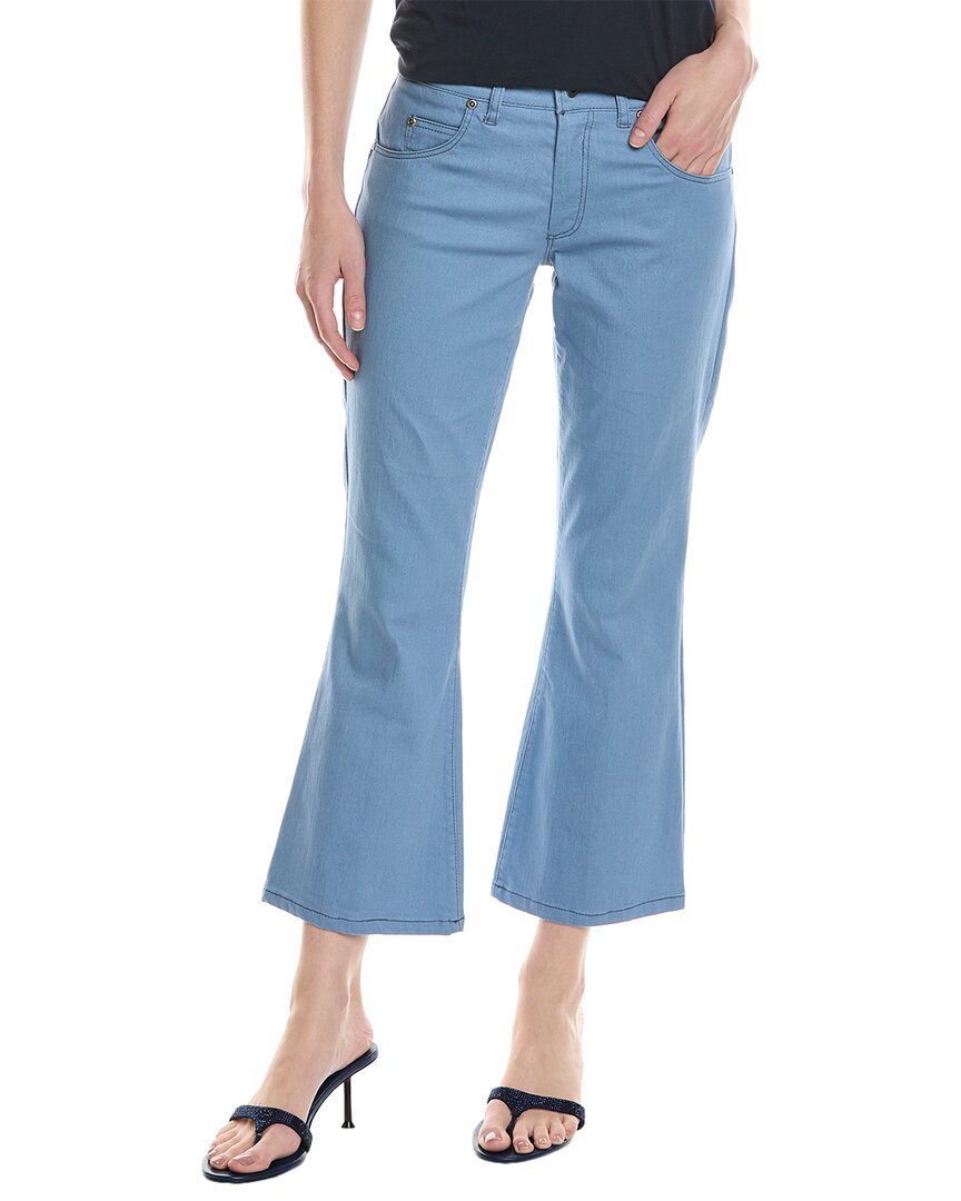 Lola & Sophie Blue Crop Flare Jean Blue 0