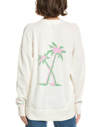 27 Miles Malibu Intarsia Palm Tree Cardigan