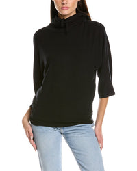 Michael Stars Michael Stars Womens  Charlie Pullover, L, Black