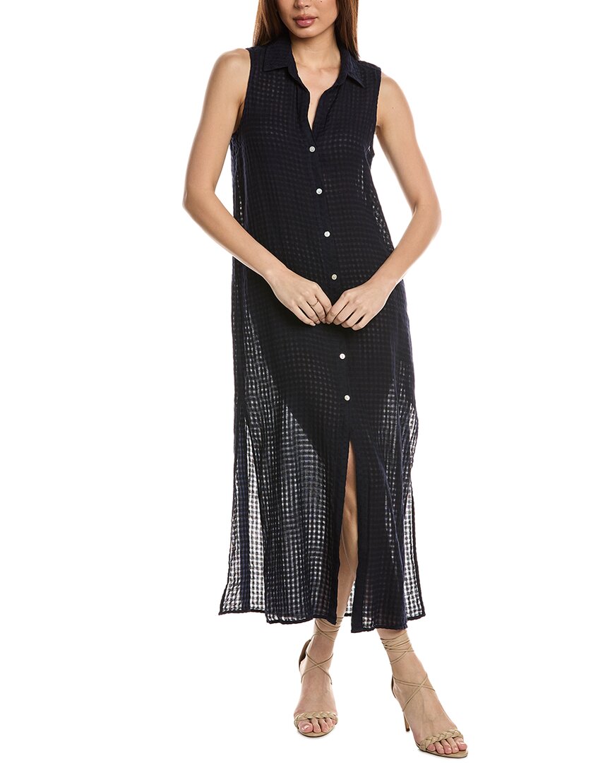 Bella Dahl Bella Dahl Side Slit Duster Linen-Blend Dress