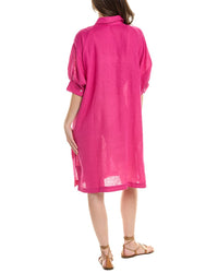 Lenny Niemeyer Armhole Raglan Chemisier Linen-Blend Cover-Up