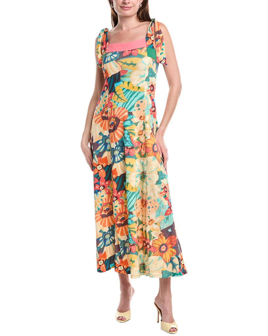 Aldo Martins Tours Midi Dress Yellow