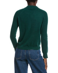 Minnie Rose Cashmere Polo Sweater