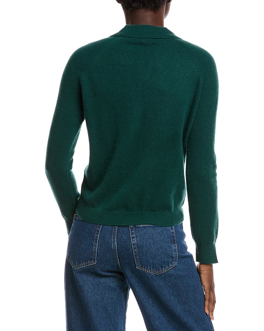 Minnie Rose Cashmere Polo Sweater