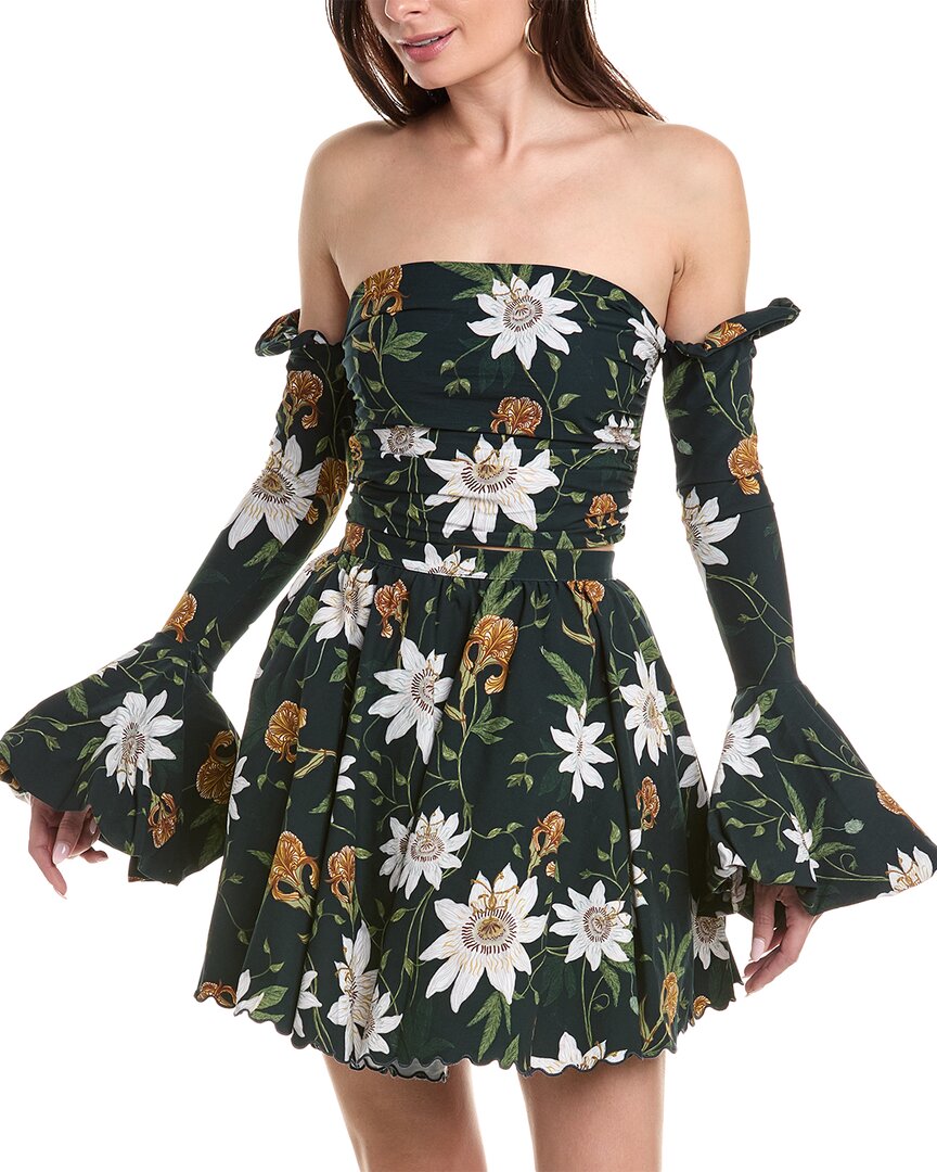 Agua By Agua Bendita Pasiflora Crop Top
