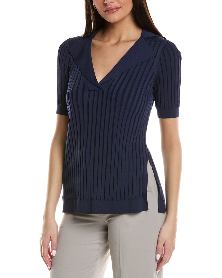 Lafayette 148 New York Plaited Polo