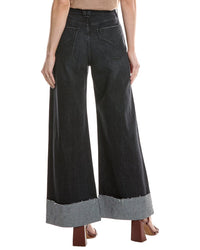 Hudson Jeans Jodie Milano Noir Wide Leg Jean