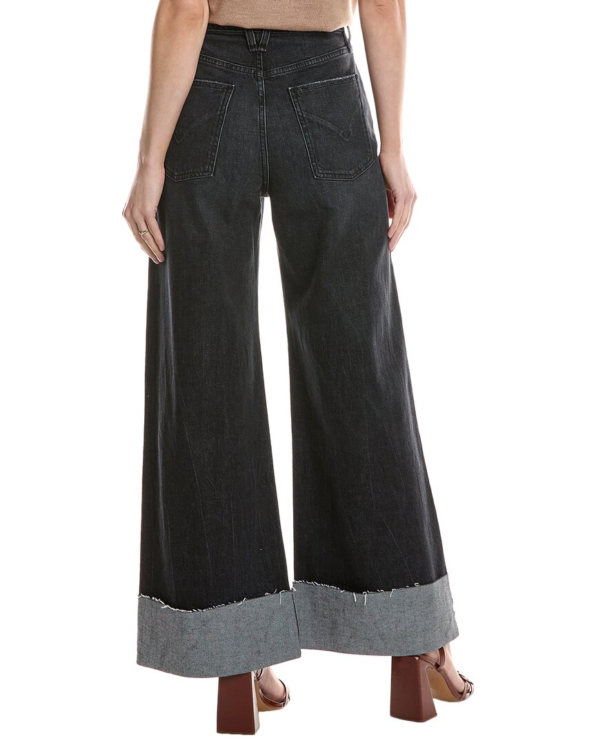 Hudson Jeans Jodie Milano Noir Wide Leg Jean