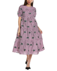 Red Valentino Midi Dress 40 Pink