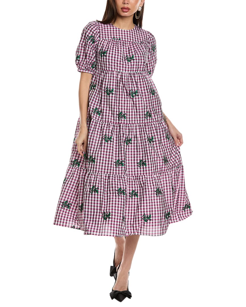 Red Valentino Midi Dress 40 Pink