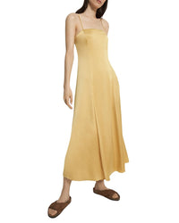 Theory Cami Volume Midi Dress Sun