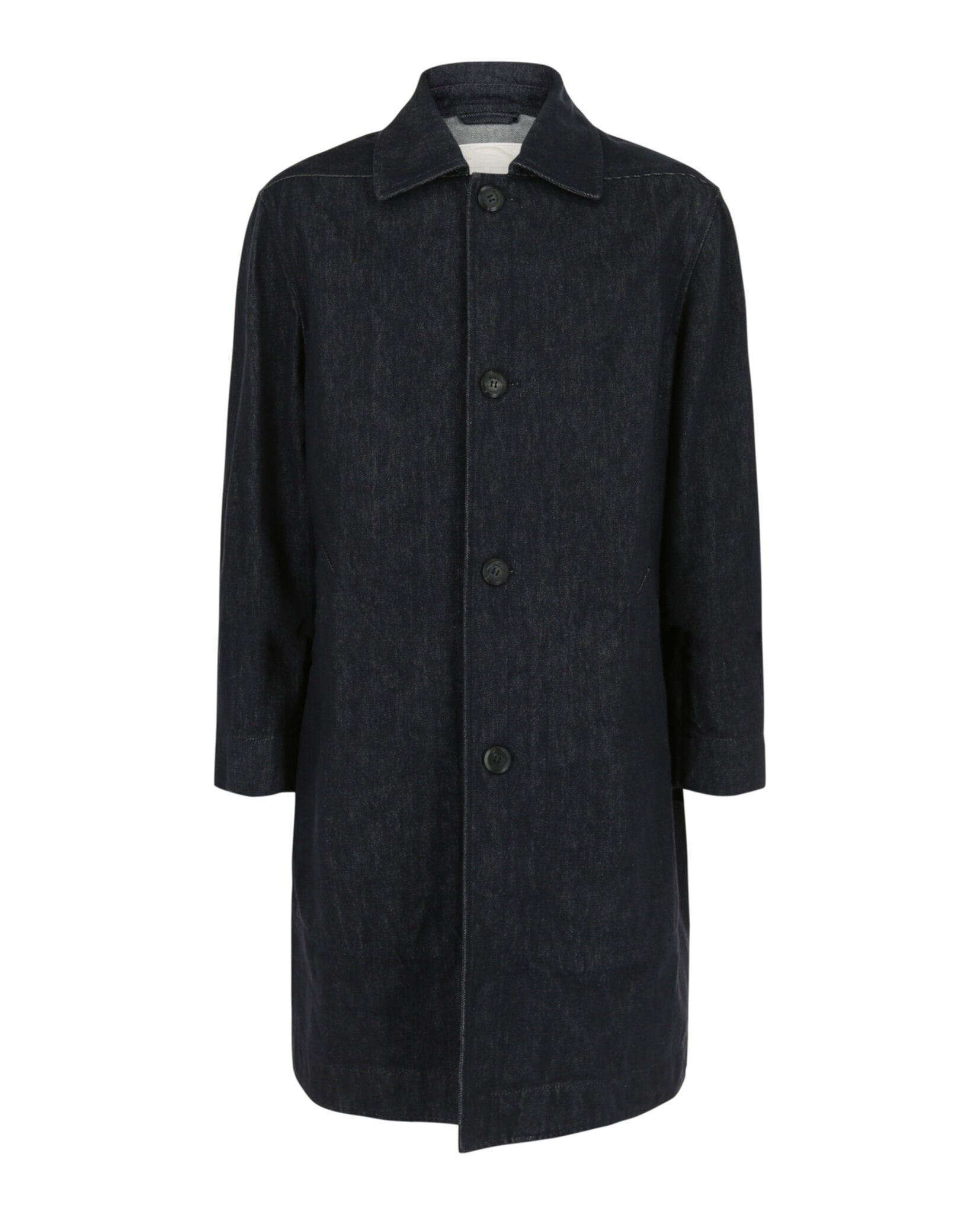 Ferragamo Mens Denim Button-Up Jacket