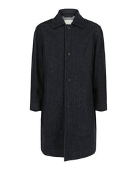 Ferragamo Mens Denim Button-Up Jacket