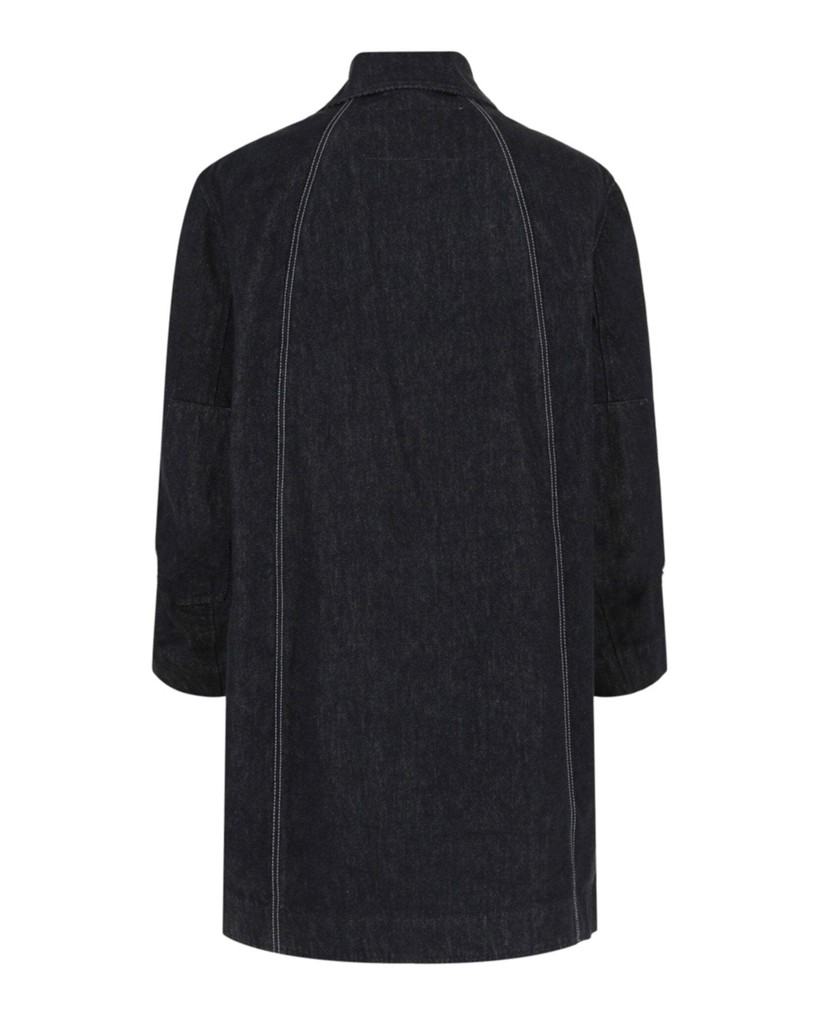 Ferragamo Mens Denim Button-Up Jacket