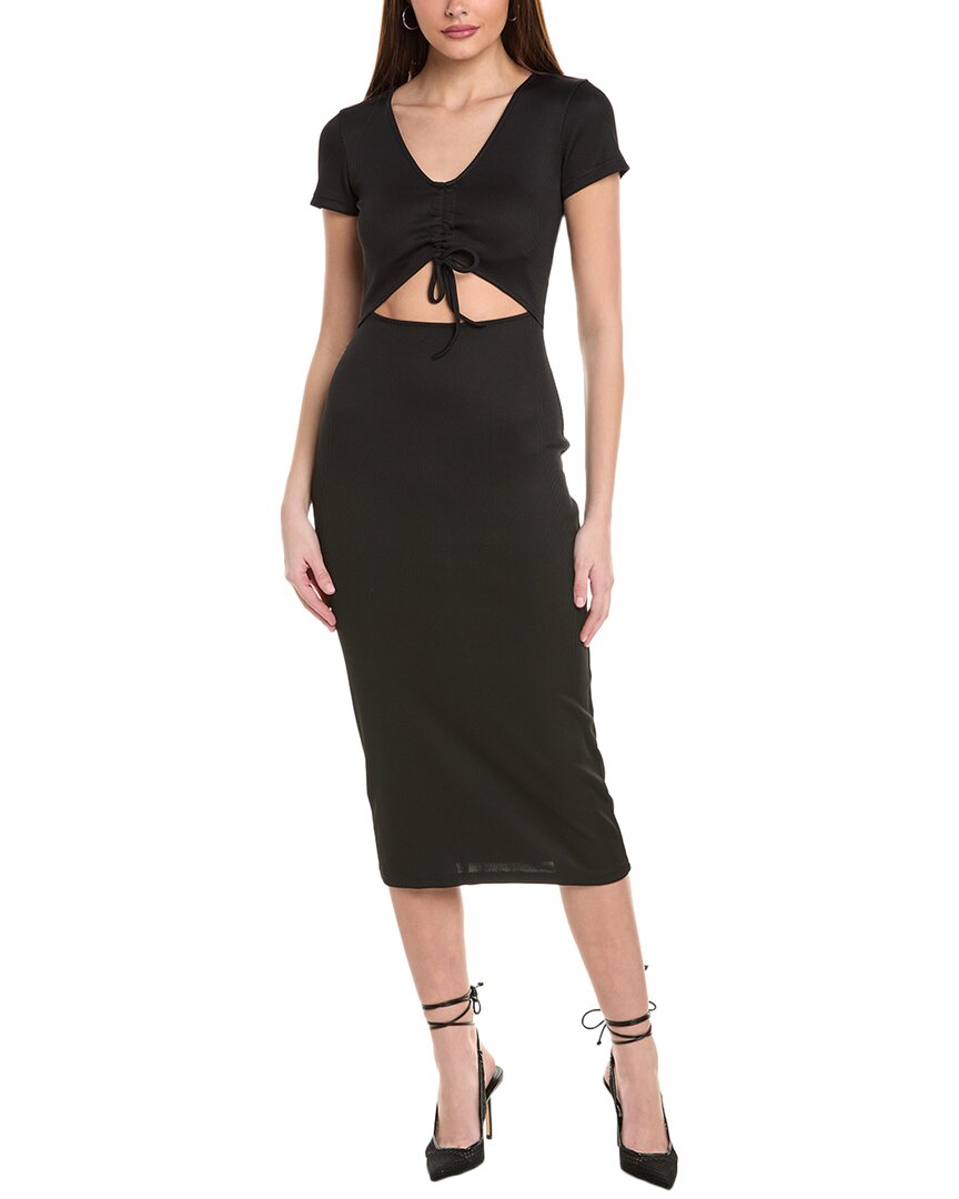 Hugo Boss Nalexi Midi Dress Regular 16 (XL) Black