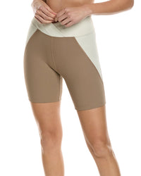 Year Of Ours Ribbed Studio Biker Short Brown Multi