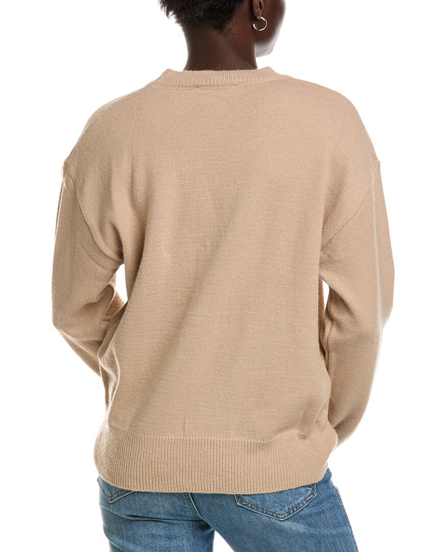 Lyra & Co Wool-Blend Crewneck Sweater