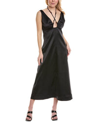 Ganni Halter Dress Black