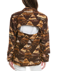 Farm Rio Cutout Blazer