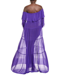 Max Mara Studio Lemma Silk Maxi Dress