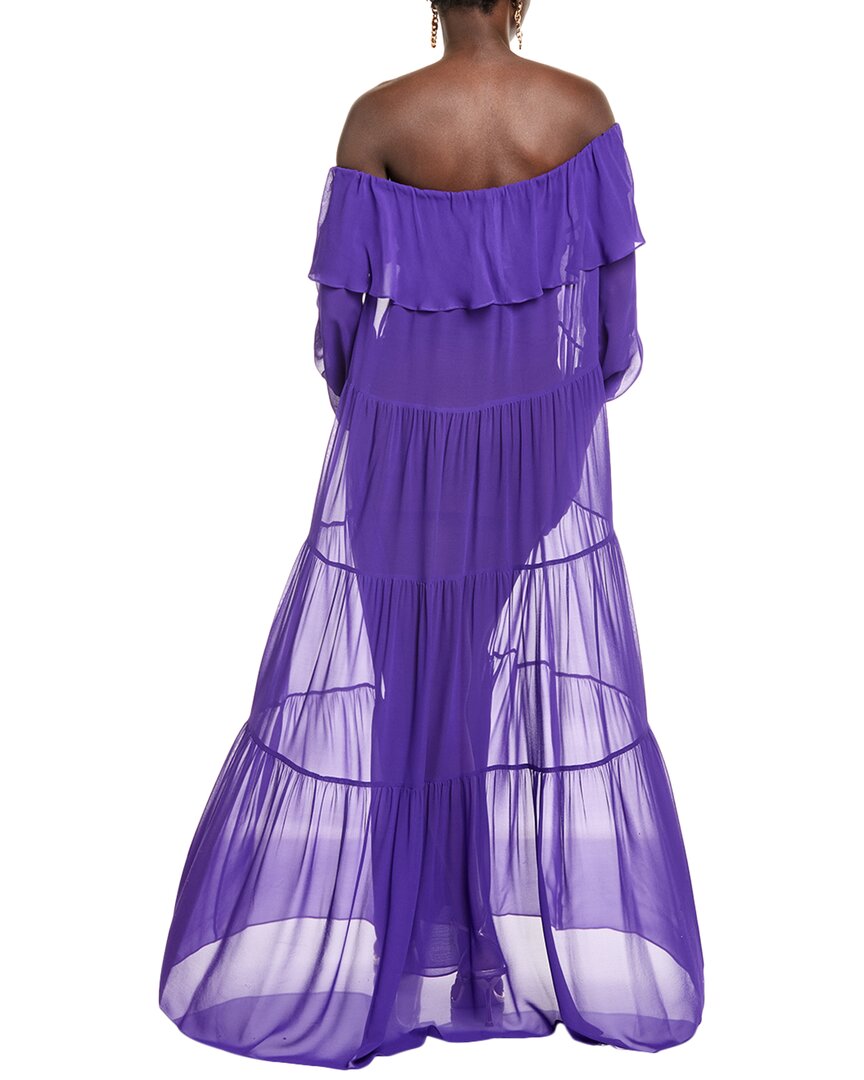Max Mara Studio Lemma Silk Maxi Dress