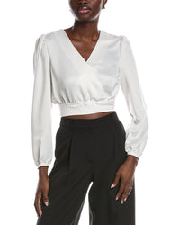 Boss Hugo Boss Banella Crop Blouse White Regular 18 (XXL)