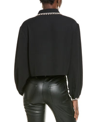 Gracia Pearl Beaded Crop Top