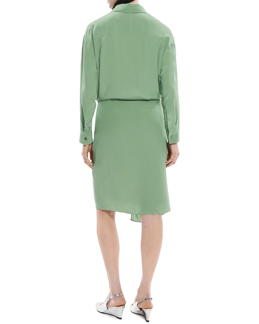 Theory Sarong Shirtdress