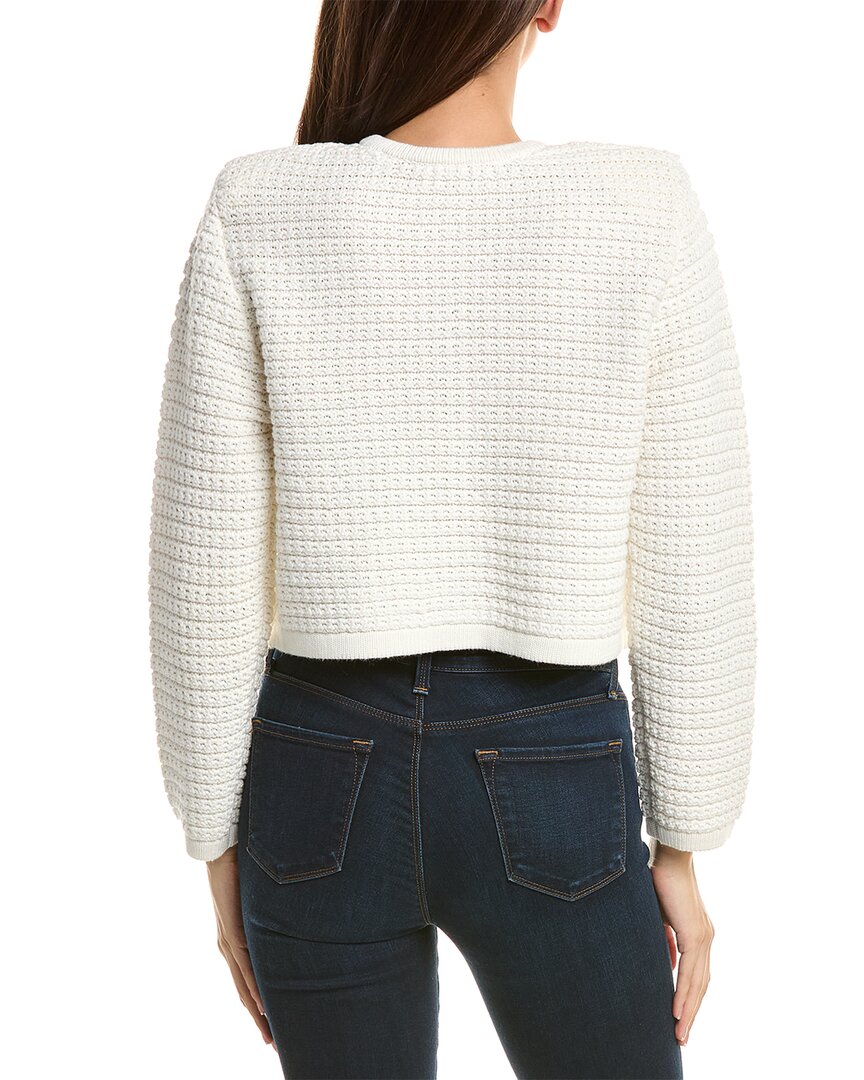 Hannah Rose Chunky Textured Button Cashmere-Blend Cardigan