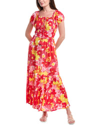 Tiare Hawaii Blossom Maxi Dress One Size Fits All Red