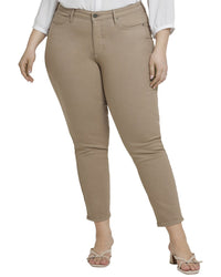 Nydj Plus Sheri Saddlewood Ankle Crop Jean Multi
