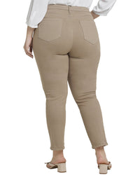 Nydj Plus Sheri Saddlewood Ankle Crop Jean