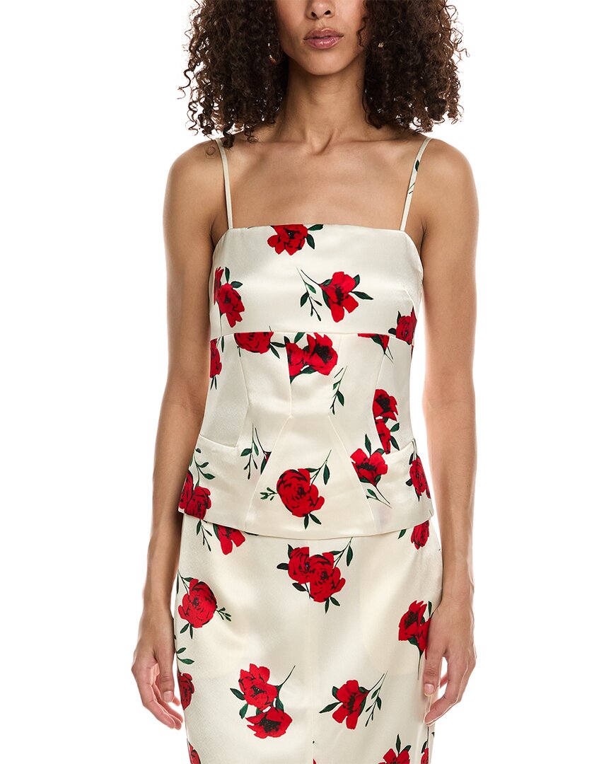 Nicholas Elle Top White