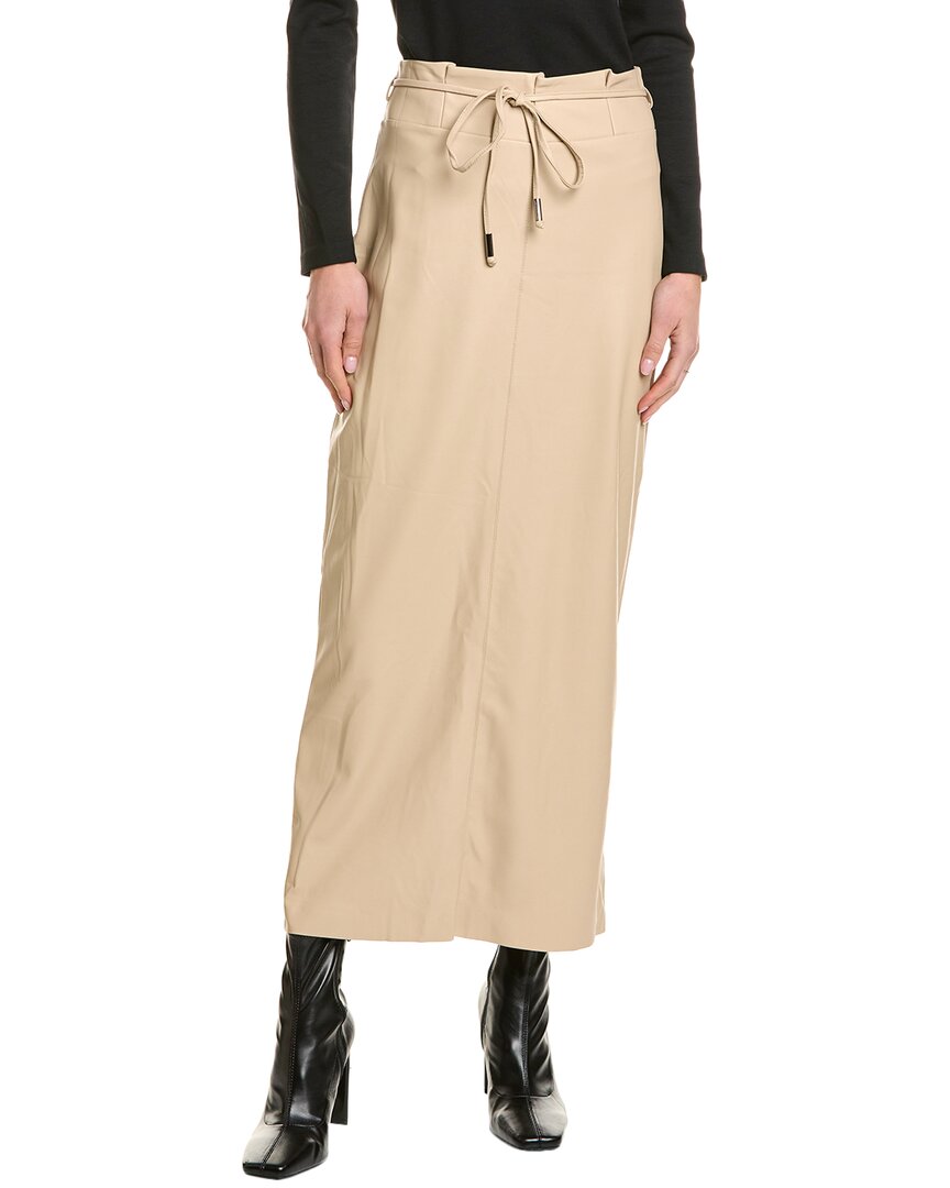 Theo The Label Hera Midi Skirt Brown Multi