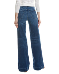 7 For All Mankind Womens Modern Dojo High-Rise Almost Love Flare Trouser Jean,