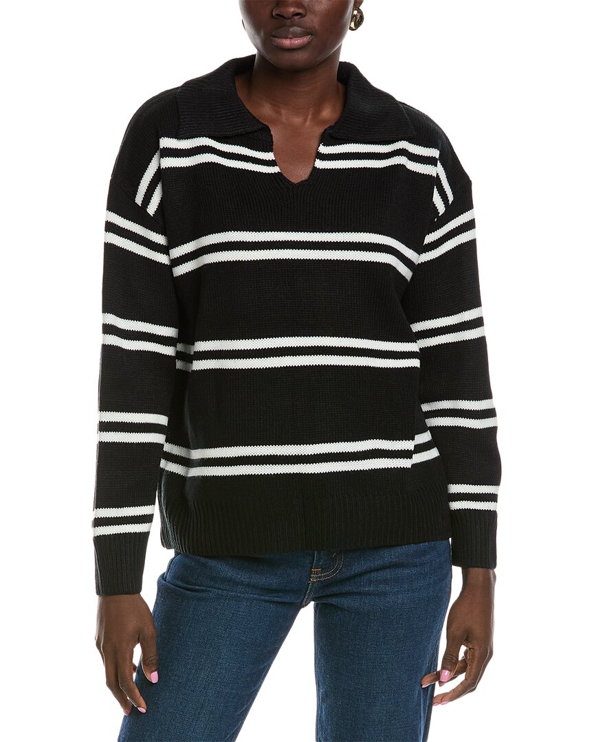 Lyra & Co V-Neck Sweater Black