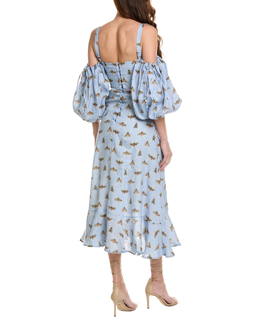 Agua By Agua Bendita Polilla Linen Maxi Dress – Bluefly