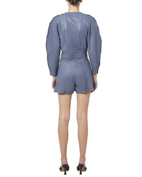 Iro Majunga Leather Playsuit