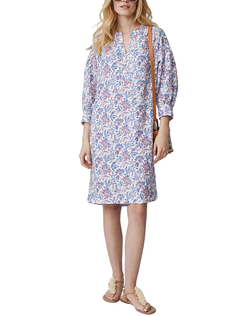 J.Mclaughlin Nylee Linen Dress Blue Regular 0 (XS)