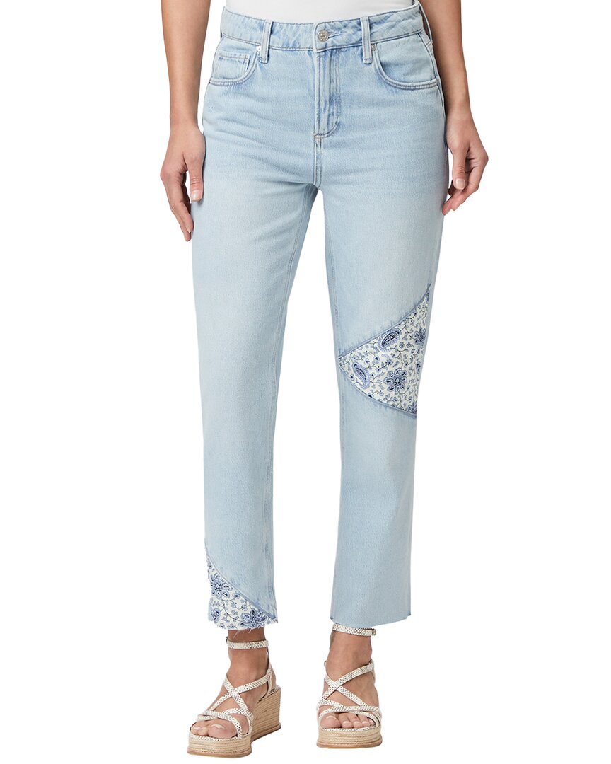 Paige Noella Brenna Distressed Relaxed Straight Leg Jean