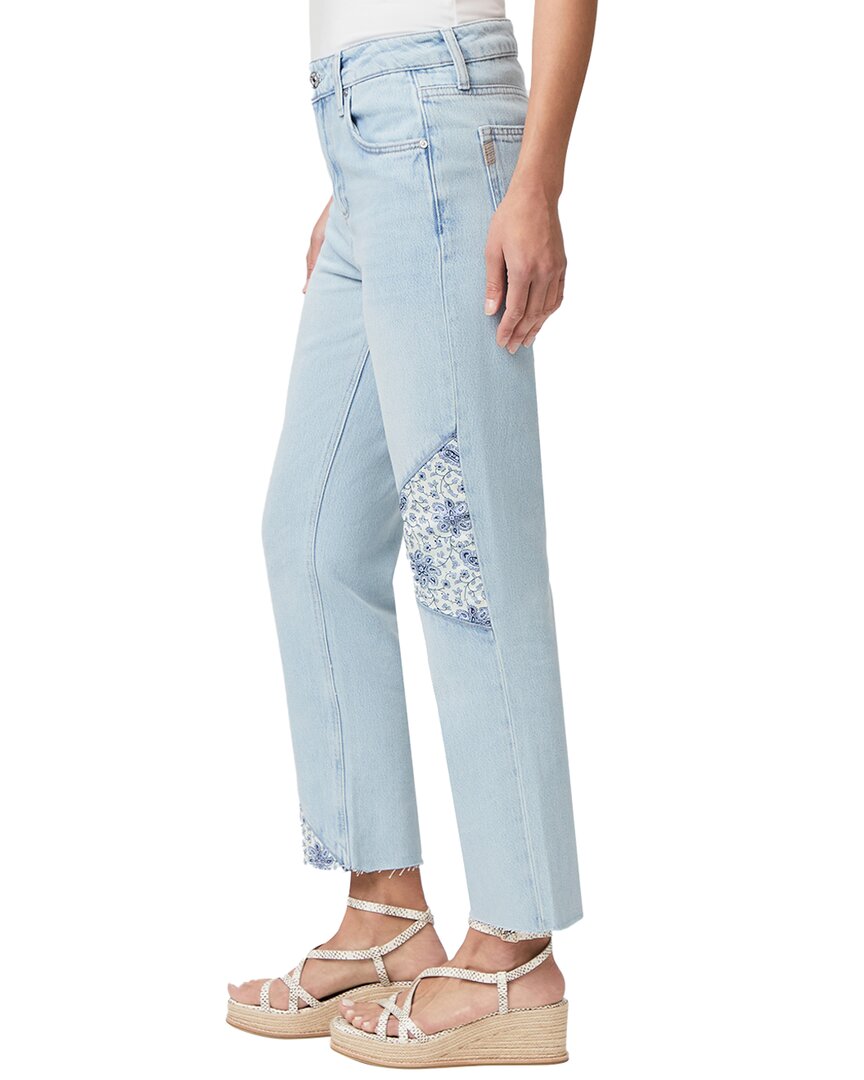 Paige Noella Brenna Distressed Relaxed Straight Leg Jean
